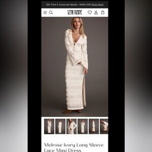 12th Tribe Melrose Dress Size L